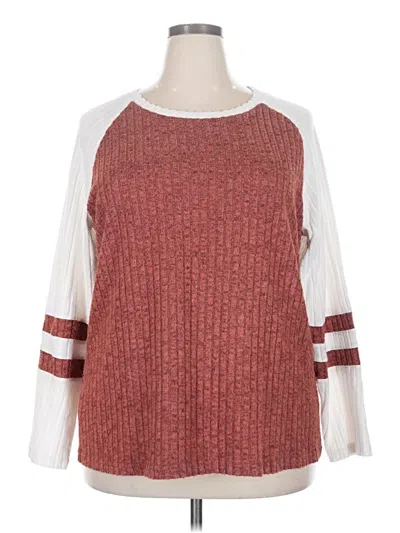 Pre-owned Unbranded Pullover Sweater In Red