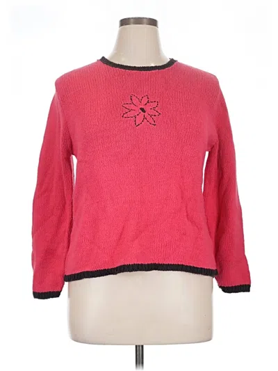 Pre-owned Unbranded Pullover Sweater In Red