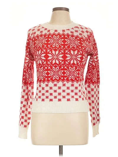 Pre-owned Unbranded Pullover Sweater In Red
