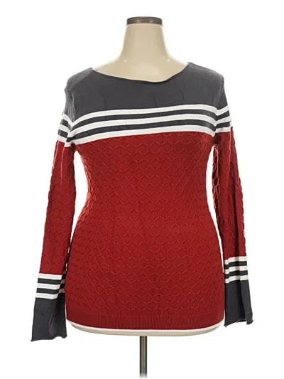 Pre-owned Unbranded Pullover Sweater In Red