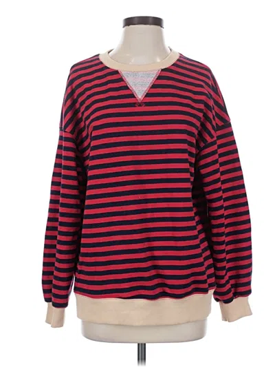 Pre-owned Unbranded Pullover Sweater In Red