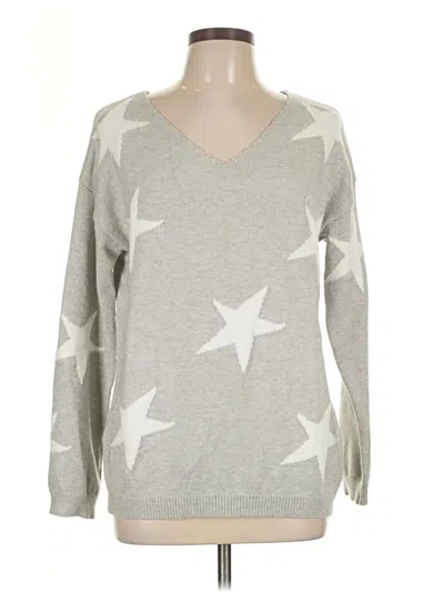 Pre-owned Unbranded Pullover Sweater In Silver