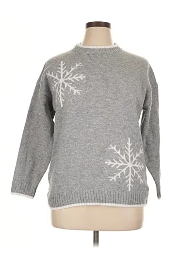 Pre-owned Unbranded Pullover Sweater In Silver