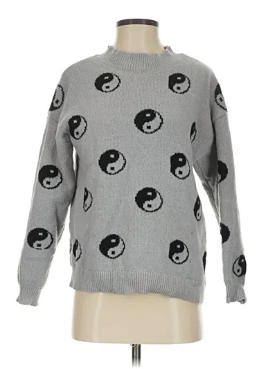 Pre-owned Unbranded Pullover Sweater In Silver
