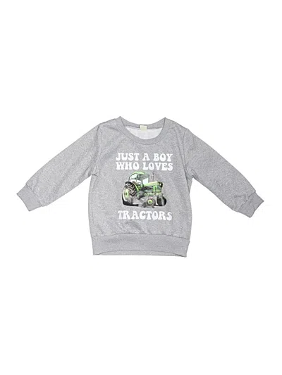 Pre-owned Unbranded Kids' Pullover Sweater In Silver