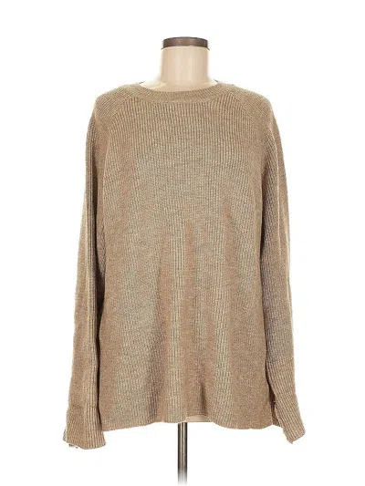 Pre-owned Unbranded Pullover Sweater In Tan