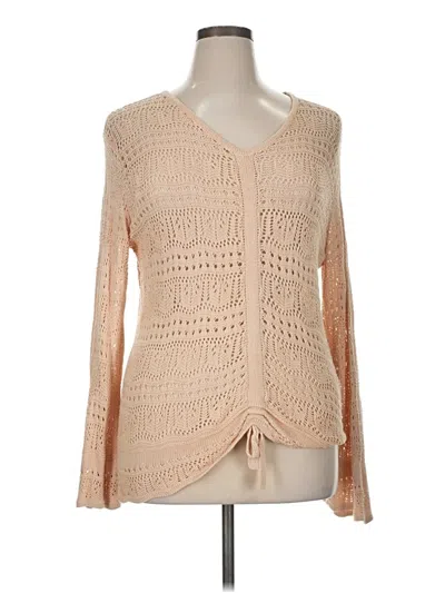 Pre-owned Unbranded Pullover Sweater In Tan