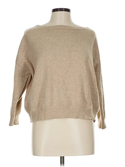 Pre-owned Unbranded Pullover Sweater In Tan