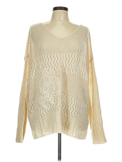 Pre-owned Unbranded Pullover Sweater In Tan
