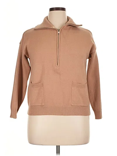 Pre-owned Unbranded Pullover Sweater In Tan