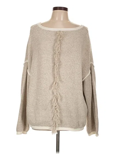 Pre-owned Unbranded Pullover Sweater In Tan