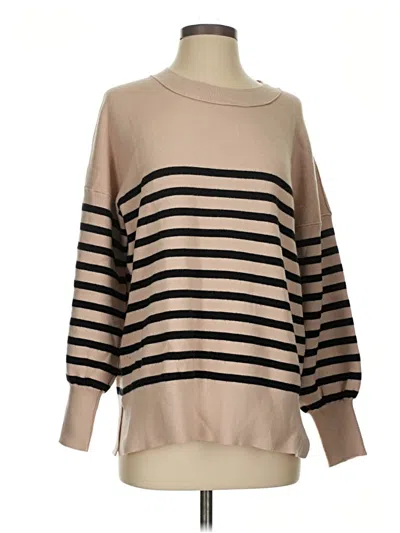 Pre-owned Unbranded Pullover Sweater In Tan