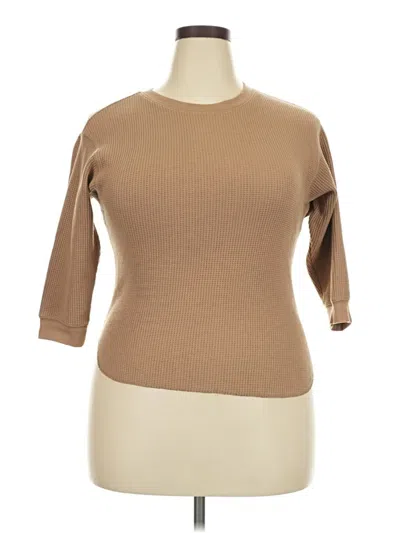Pre-owned Unbranded Pullover Sweater In Tan