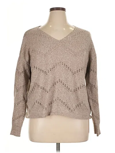 Pre-owned Unbranded Pullover Sweater In Tan