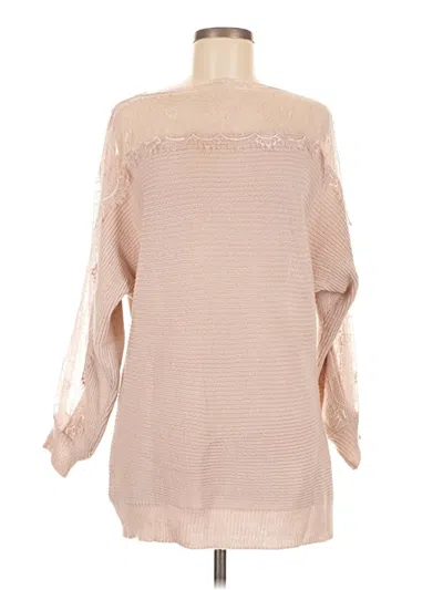 Pre-owned Unbranded Pullover Sweater In Tan