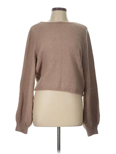 Pre-owned Unbranded Pullover Sweater In Tan
