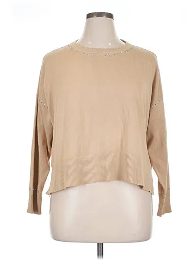 Pre-owned Unbranded Pullover Sweater In Tan