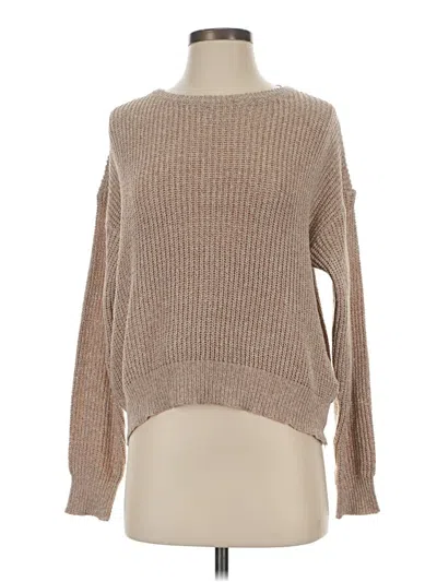 Pre-owned Unbranded Pullover Sweater In Tan