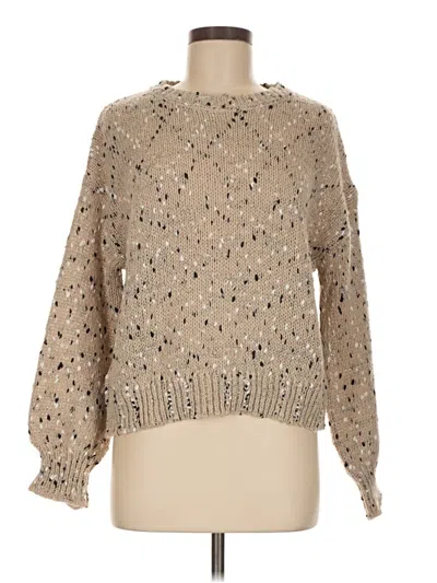 Pre-owned Unbranded Pullover Sweater In Tan