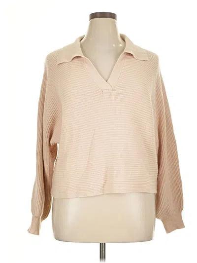 Pre-owned Unbranded Pullover Sweater In Tan