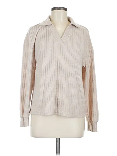 Pre-owned Unbranded Pullover Sweater In Tan