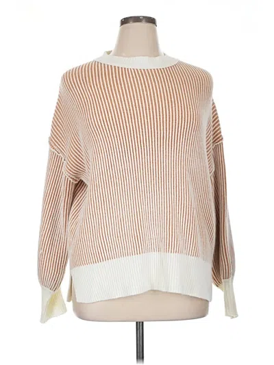 Pre-owned Unbranded Pullover Sweater In Tan