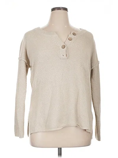Pre-owned Unbranded Pullover Sweater In Tan