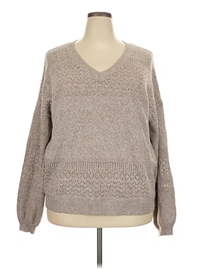 Pre-owned Unbranded Pullover Sweater In Tan