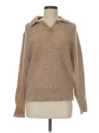 Pre-owned Unbranded Pullover Sweater In Tan