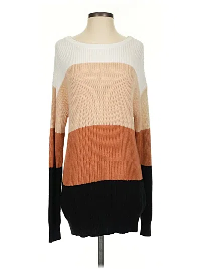 Pre-owned Unbranded Pullover Sweater In Tan
