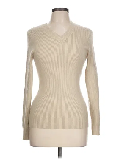 Pre-owned Unbranded Pullover Sweater In Tan