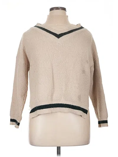 Pre-owned Unbranded Pullover Sweater In Tan