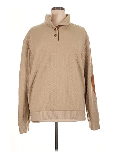 Pre-owned Unbranded Pullover Sweater In Tan