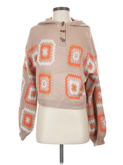 Pre-owned Unbranded Pullover Sweater In Tan