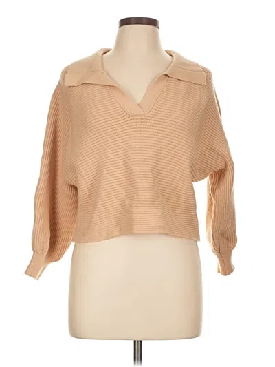 Pre-owned Unbranded Pullover Sweater In Tan
