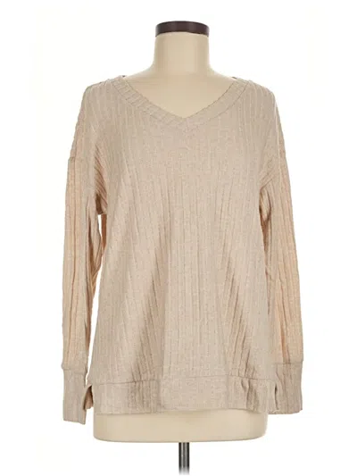 Pre-owned Unbranded Pullover Sweater In Tan