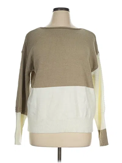 Pre-owned Unbranded Pullover Sweater In Tan