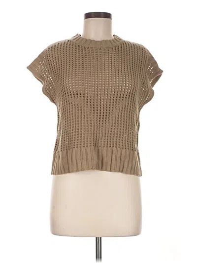 Pre-owned Unbranded Pullover Sweater In Tan