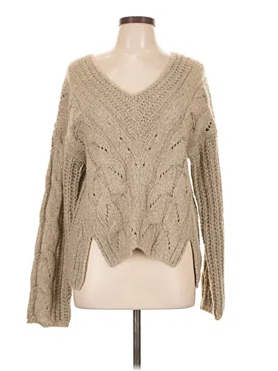 Pre-owned Unbranded Pullover Sweater In Tan