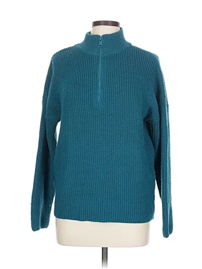 Pre-owned Unbranded Pullover Sweater In Teal