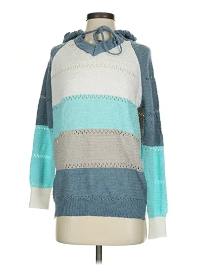 Pre-owned Unbranded Pullover Sweater In Teal