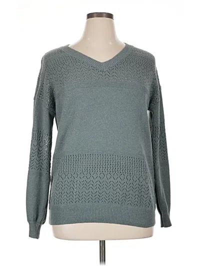 Pre-owned Unbranded Pullover Sweater In Teal