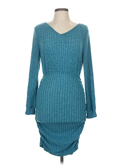 Pre-owned Unbranded Pullover Sweater In Teal