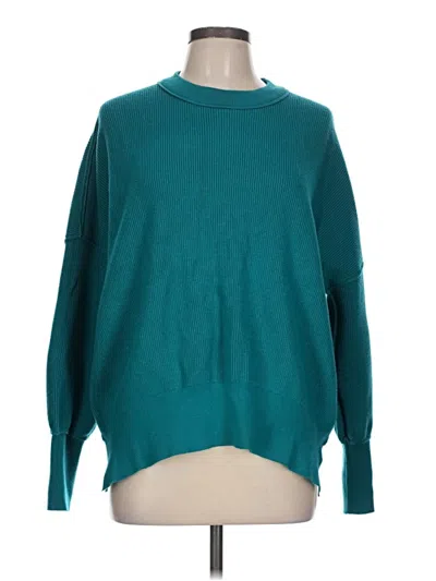 Pre-owned Unbranded Pullover Sweater In Teal