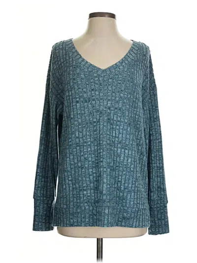 Pre-owned Unbranded Pullover Sweater In Teal