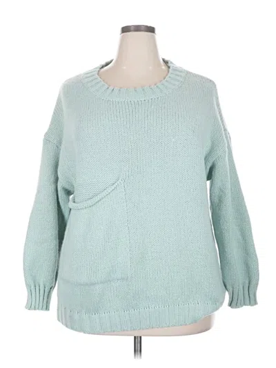 Pre-owned Unbranded Pullover Sweater In Teal