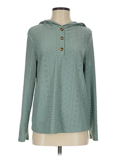 Pre-owned Unbranded Pullover Sweater In Teal
