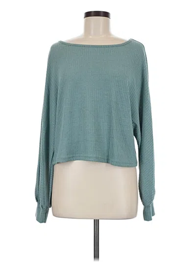 Pre-owned Unbranded Pullover Sweater In Teal