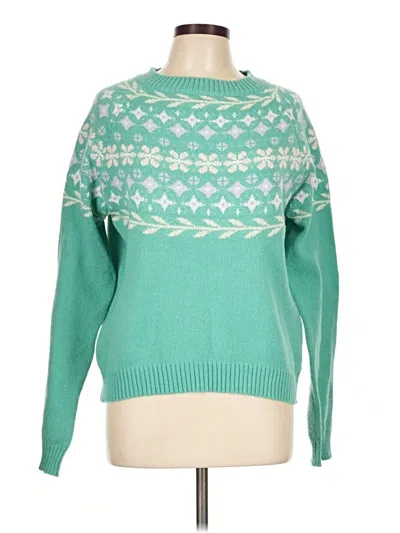 Pre-owned Unbranded Pullover Sweater In Teal