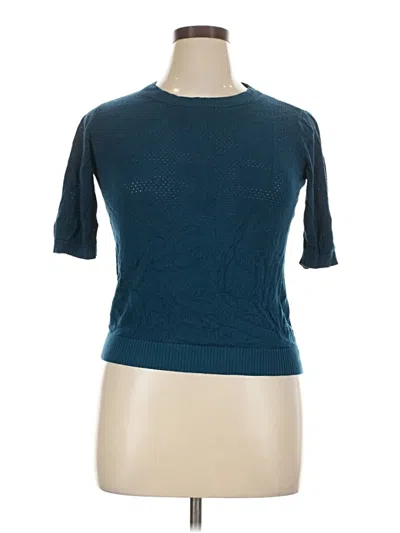 Pre-owned Unbranded Pullover Sweater In Teal